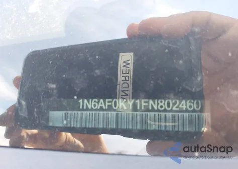 2015 Nissan Nv Cargo Nv2500 Hd Sl V8 из США, поврежденный, VIN 1N6AF0KY1FN802460